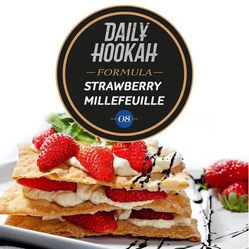 Daily Hookah Shisha Tobacco Strawberry Millefeuille